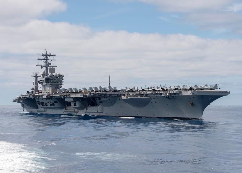 USS Nimitz alongside USS Pinckney, Pacific Ocean, June 11, 2017. U.S. Navy photo by Craig Z. Rodarte.
